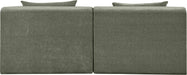 Stellar - 2 Piece 76" Upholstered Modular Armless Loveseat - Simple Home Plus