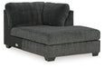 Biddeford - Raf Corner Chaise - Shadow - Simple Home Plus