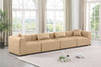 Cube - Modular 4 Piece Sofa - Tan - Simple Home Plus