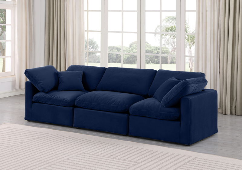 Indulge - Velvet 3 Seat Modular Sofa