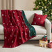 Winter - 50x60" Throw Set - Red - Simple Home Plus