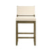Yaneli - Contemporary Natural Wood Counter Height Kitchen Bar Stool - Simple Home Plus