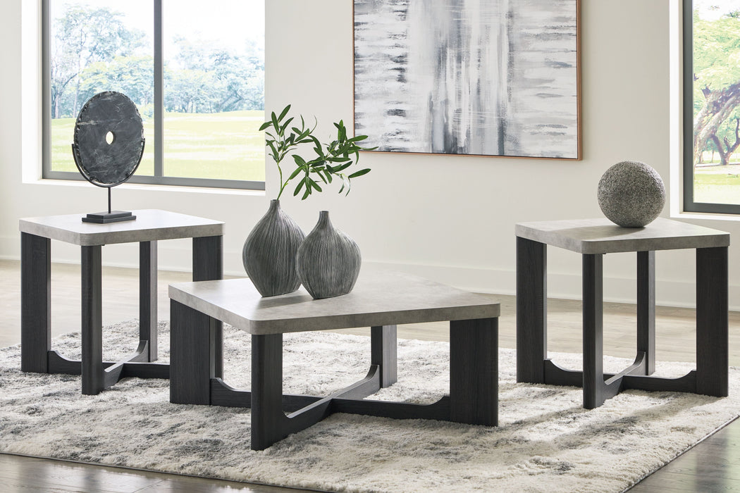 Sharstorm - Two-tone Gray - Occasional Table Set (Set of 3) - Simple Home Plus