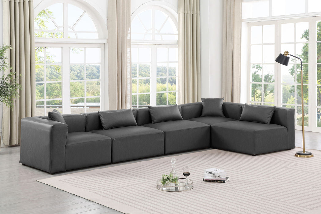 Cube - 5 Piece Modular Sectional - Simple Home Plus