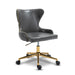Hendrix - Office Chair with Gold Legs - Simple Home Plus