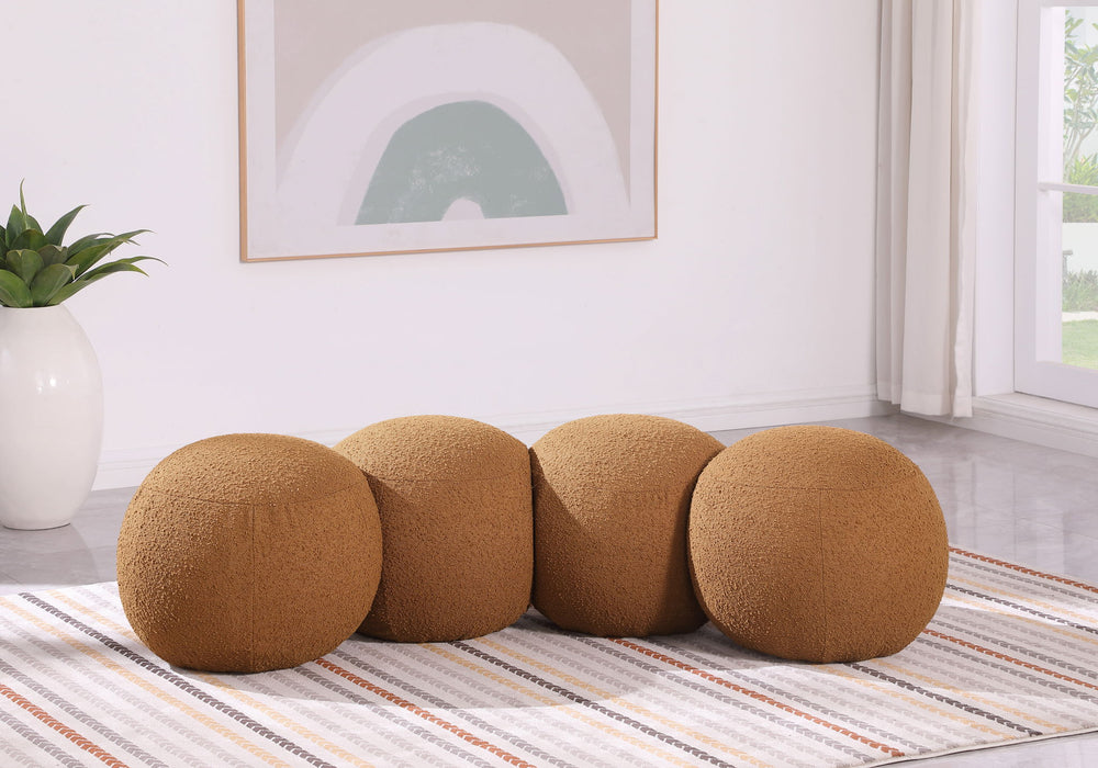 Apollo - Boucle Fabric Bench - Simple Home Plus