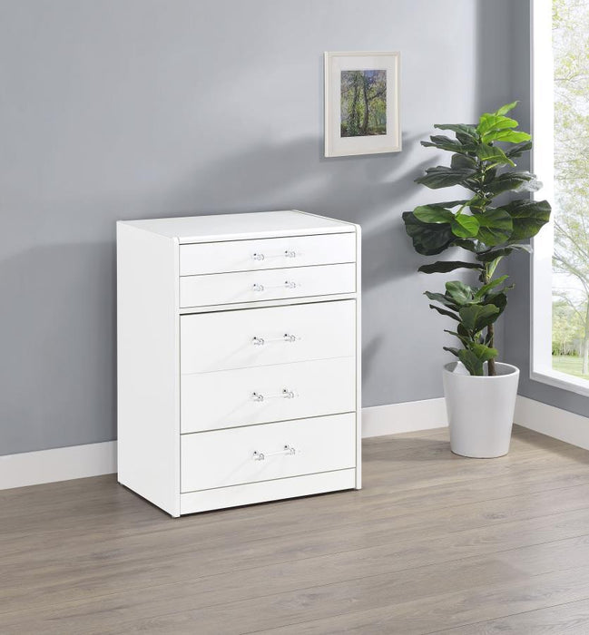 Danbury - 3-Drawer Makeup Vanity & Stool Set - Simple Home Plus