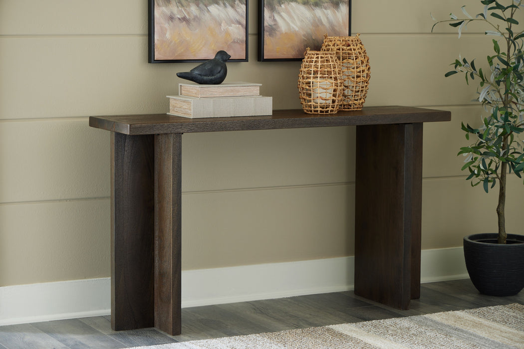 Jalenry - Grayish Brown - Console Sofa Table - Simple Home Plus