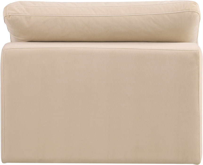 Comfy - Velvet Armless Chair - Simple Home Plus