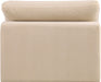 Comfy - Velvet Armless Chair - Simple Home Plus