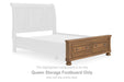 Feddinger - Queen Storage Footboard - Medium Brown - Simple Home Plus