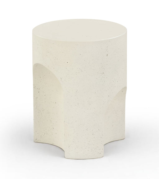 Olira - Concrete And Fiberglass Indoor / Outdoor End Table - Simple Home Plus