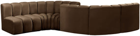 Arc - Velvet 6 Piece Modular Sofa - Simple Home Plus