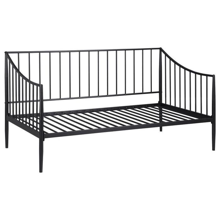 Newbury - Metal Twin Daybed Bed Frame - Matte Black - Simple Home Plus