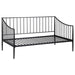 Newbury - Metal Twin Daybed Bed Frame - Matte Black - Simple Home Plus