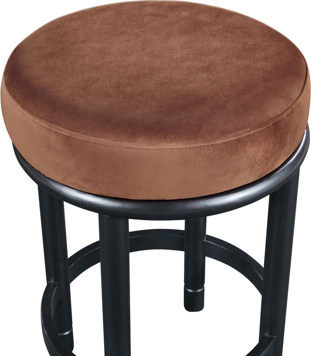 Monette - Counter Stool With Black Base - Simple Home Plus