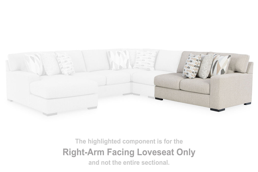 LaureLGrove - RAF Loveseat - Pebble - Simple Home Plus
