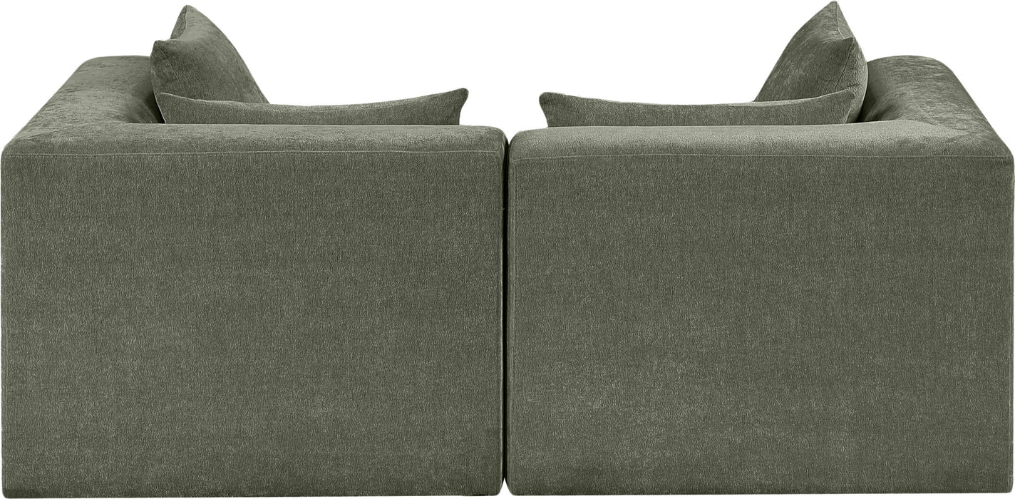 Stellar - 2 Piece 76" Upholstered Modular Loveseat - Simple Home Plus