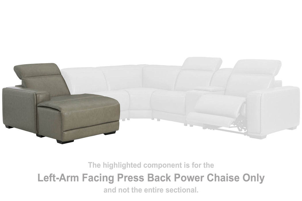 Correze - LAF PWR Reclining Back Chaise - Gray - Simple Home Plus