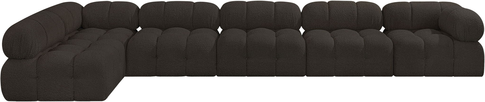 Ames - 6 Piece Modular L-Shaped Sectional - Simple Home Plus