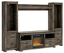 Trinell - 4-Piece Entertainment Center With TV Stand And Fireplace Insert - Simple Home Plus