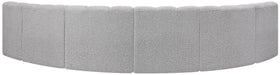 Arc - Boucle Fabric 6 Piece U-Shaped Modular Sofa - Simple Home Plus