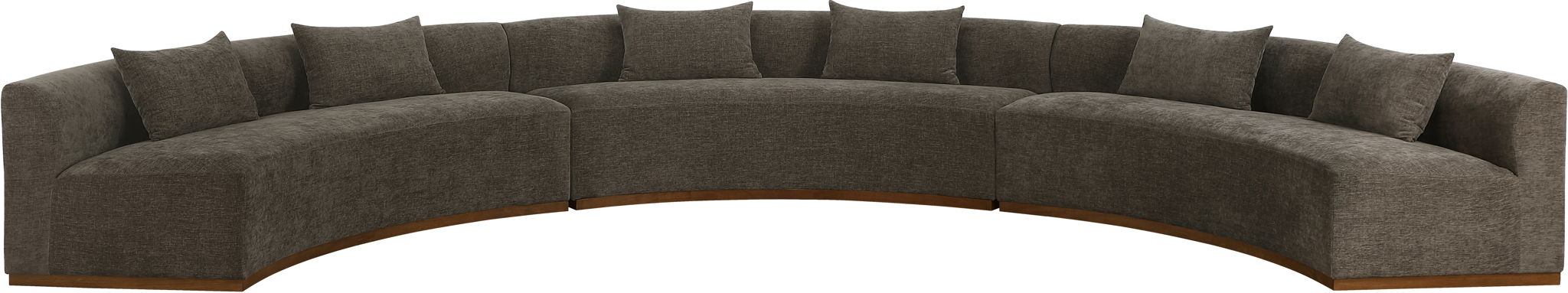 Avanti - Chenille Fabric Upholstered 3 Piece Modular Sectional - Simple Home Plus