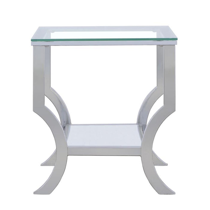 Saide - Rectangular Glass Top Table - Simple Home Plus