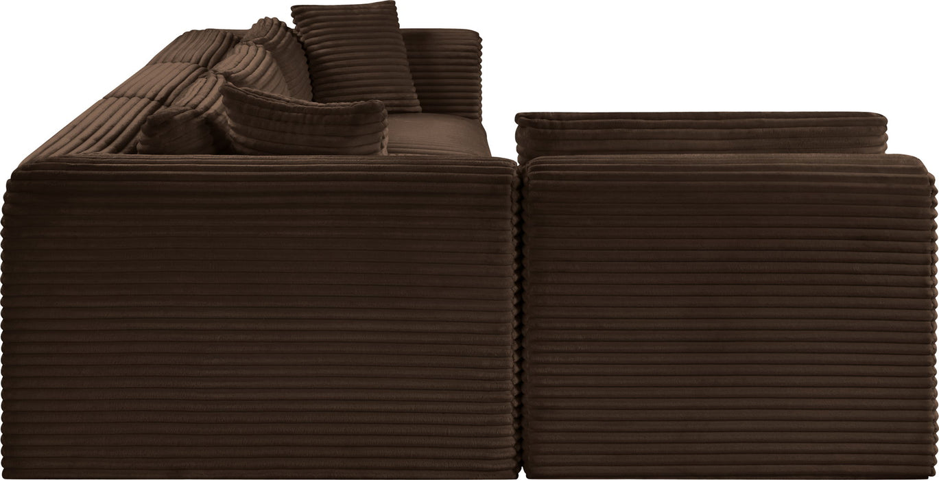Shaggy - 4 Piece Modular Sectional - Simple Home Plus