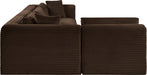 Shaggy - 4 Piece Modular Sectional - Simple Home Plus