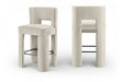 Zuno - Velvet Performance Fabric Upholstered Bar Stool (Set of 2) - Simple Home Plus