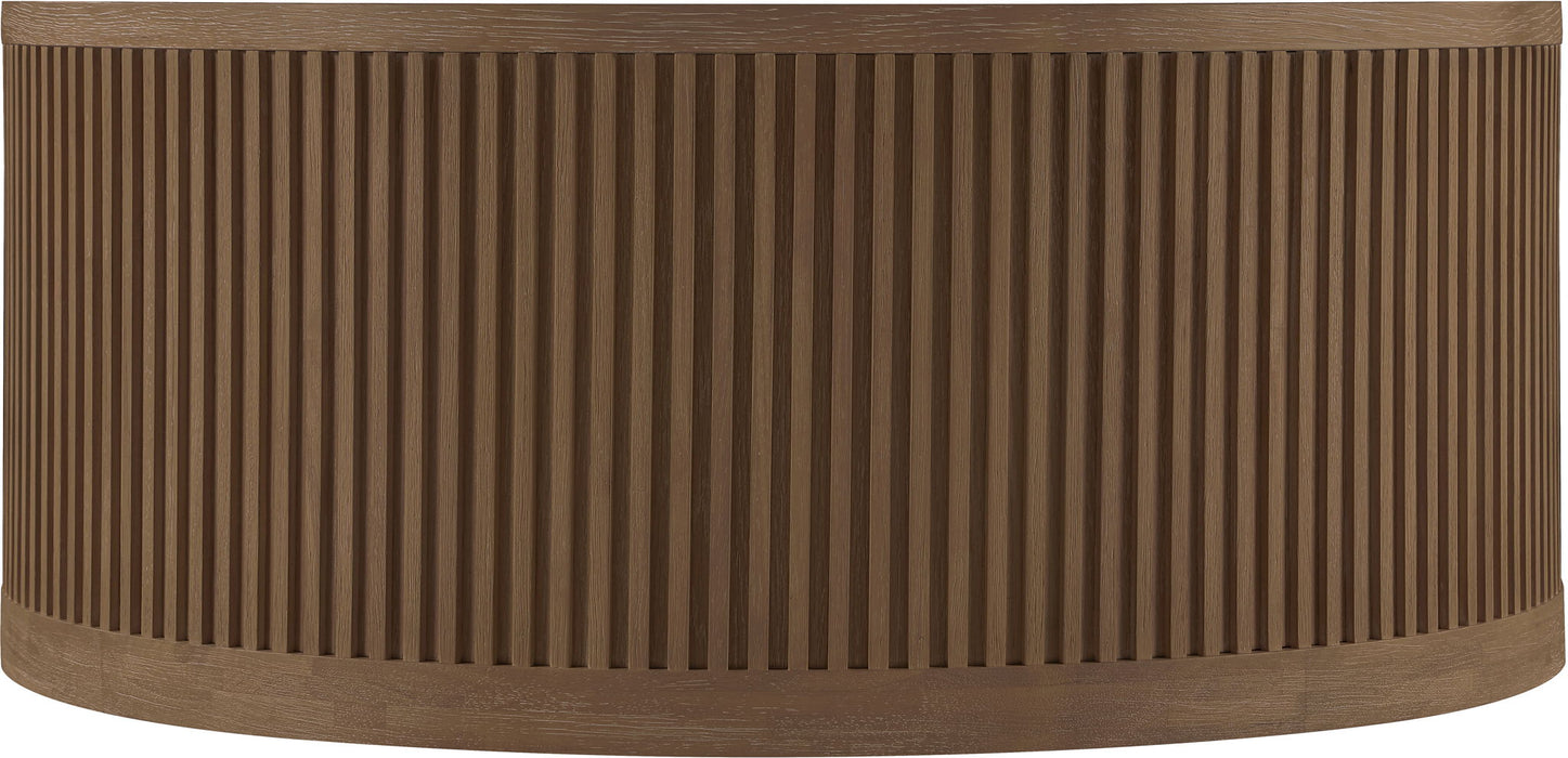 Madera - Oak Veneer And Solid Wood Table - Simple Home Plus