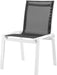 Nizuc - Outdoor Patio Dining Chair With White Frame (Set of 2) - Simple Home Plus