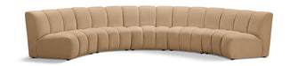 Infinity - 5 Piece Modular Sectional - Camel - Simple Home Plus