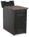 Tyler Creek - Grayish Brown / Black - Chair Side End Table - Simple Home Plus