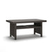 Mesa Valley - Rectangular Multi-Use Table With Umbrella Option - Dark Brown - Simple Home Plus