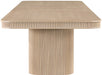 Mohari - Solid Wood And Oak Veneer 112" / 160" Dining Table - Simple Home Plus