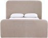 Fira - Chenille Fabric Upholstered Bed - Simple Home Plus