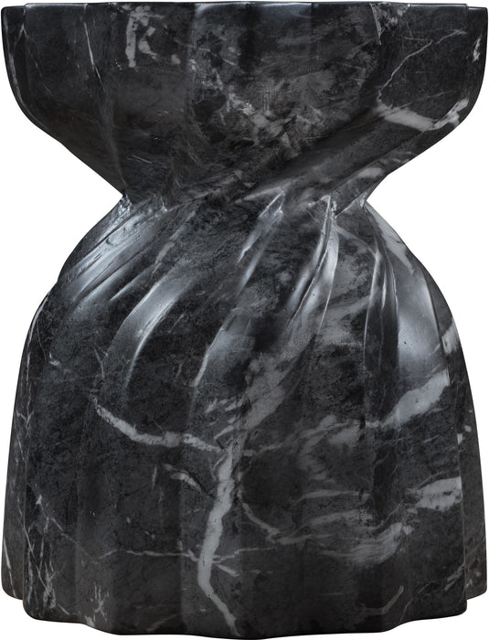 Caserta - Marble Finish Concrete End Table - Simple Home Plus