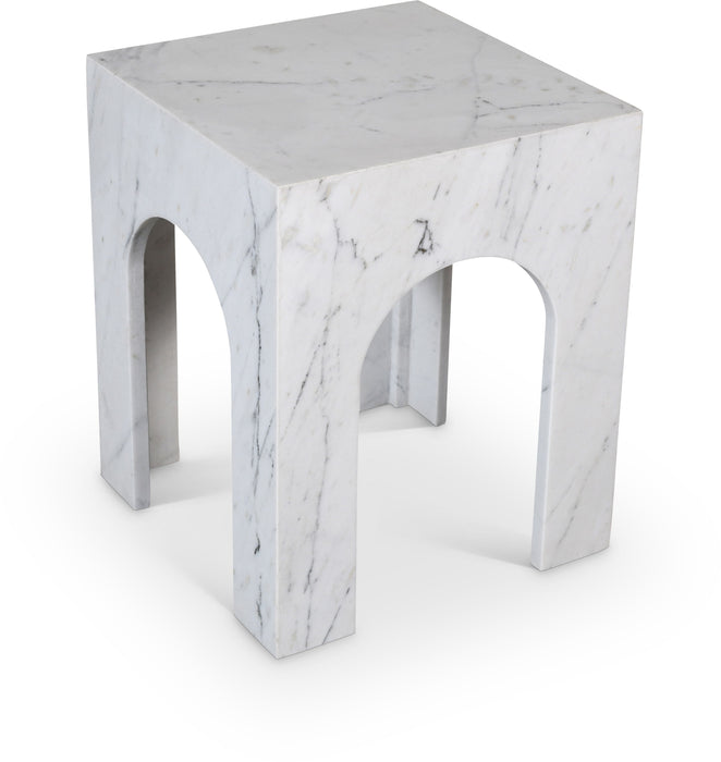 Palermo - Marble End Table - Simple Home Plus