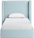 Kendall - Linen Textured Fabric Upholstered Bed - Simple Home Plus