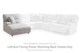 Acklen Place - Laf Power Reclining Back Chaise - Pewter - Simple Home Plus