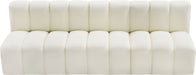 Arc - Faux Leather 3 Seats Modular Sofa - Simple Home Plus
