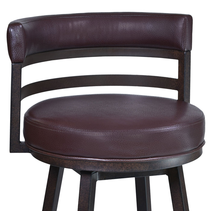 Madrid - Swivel Bar Stool - Auburn Bay - Simple Home Plus