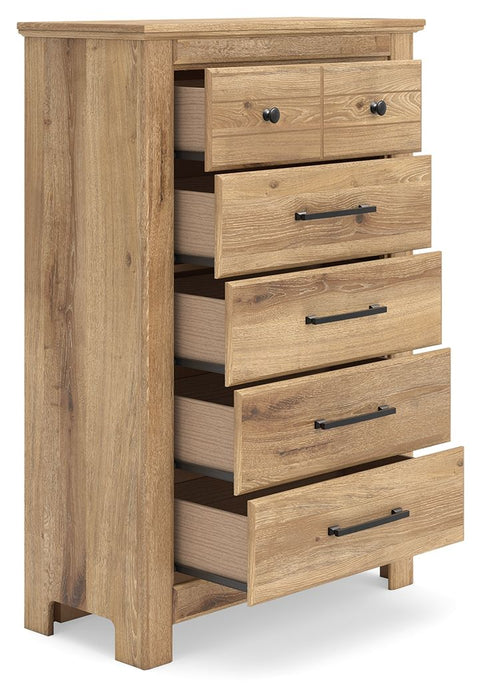 Makidern - Five Drawer Chest - Simple Home Plus