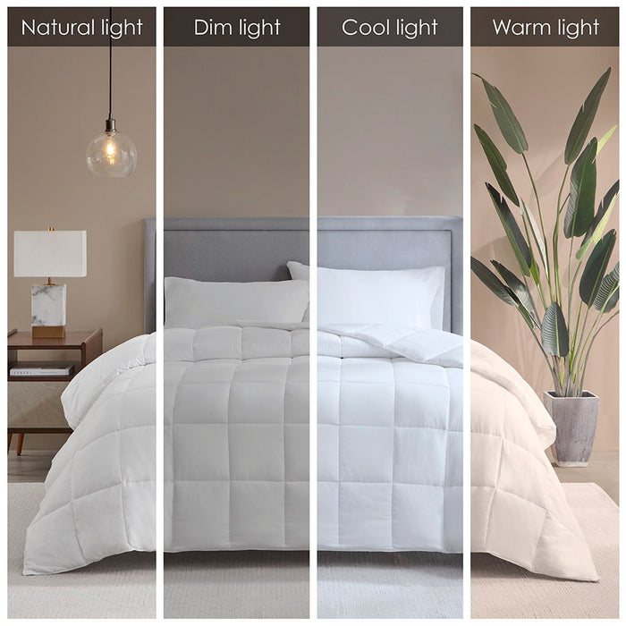 Warmer - King 300 Thread Count Down Alternative 3M Thinsulate Comforter - White - Simple Home Plus