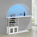 Risley - 2-Door Circular LED Home Bar With Wine Storage - Simple Home Plus