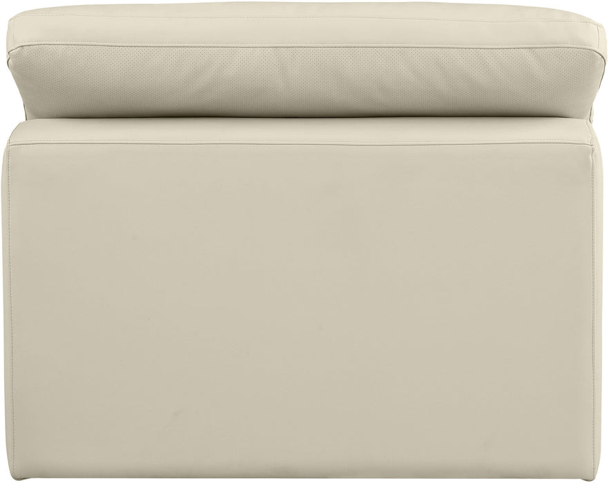 Comfy - Faux Leather Armless Chair - Simple Home Plus