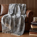 Alberta - Cotton Blend Throw - Gray Aztec - Simple Home Plus