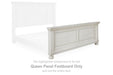 Robbinsdale - Queen Panel Footboard - Antique White - Simple Home Plus
